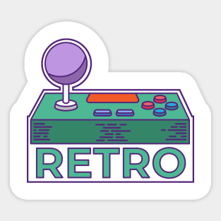 Retro Gamer Sticker